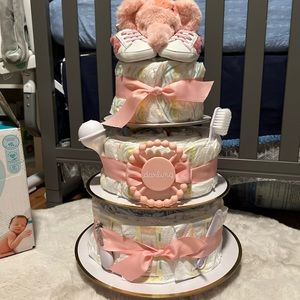 Custom diaper cake